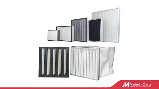 H13 H14 U15 U16 ULPA Aluminum Non-Separator Mini-Pleat Close Pleated Cleanroom FFU HEPA Filter